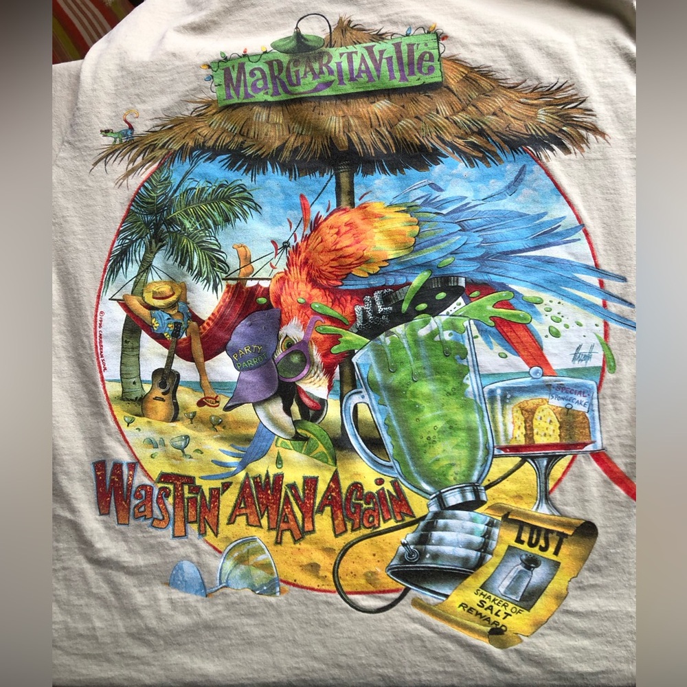 Vintage Margaritaville Caribbean Sun Tee - Picture 6 of 7